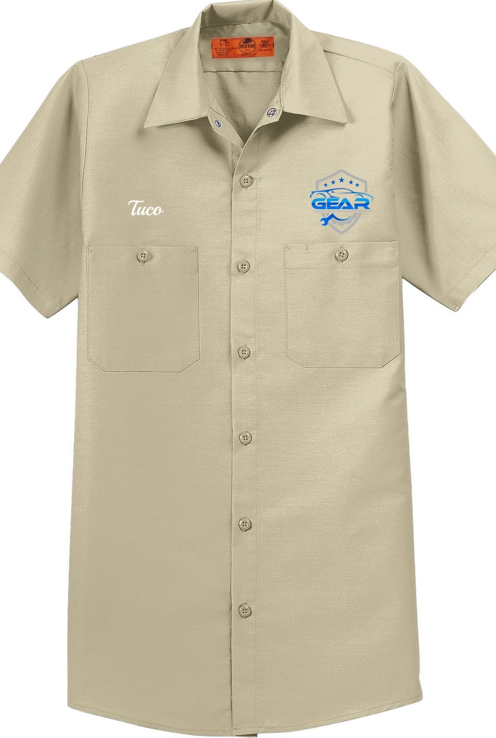 Work Shirt - Short Sleeve Industrial Work Shirt SP24 - Glenns European Auto Repair