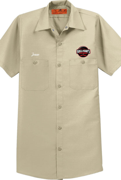 Work Shirt - Short Sleeve Industrial Work Shirt SP24 - Sullivan’s Auto Service and Tire Pros
