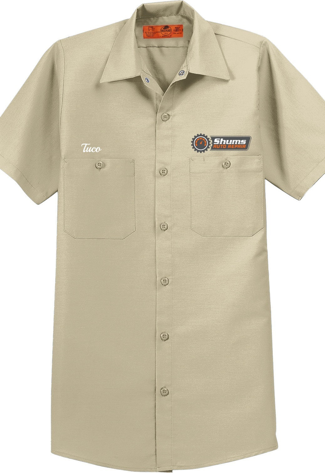 Work Shirt - Short Sleeve Industrial Work Shirt SP24 - Shums Auto Repair