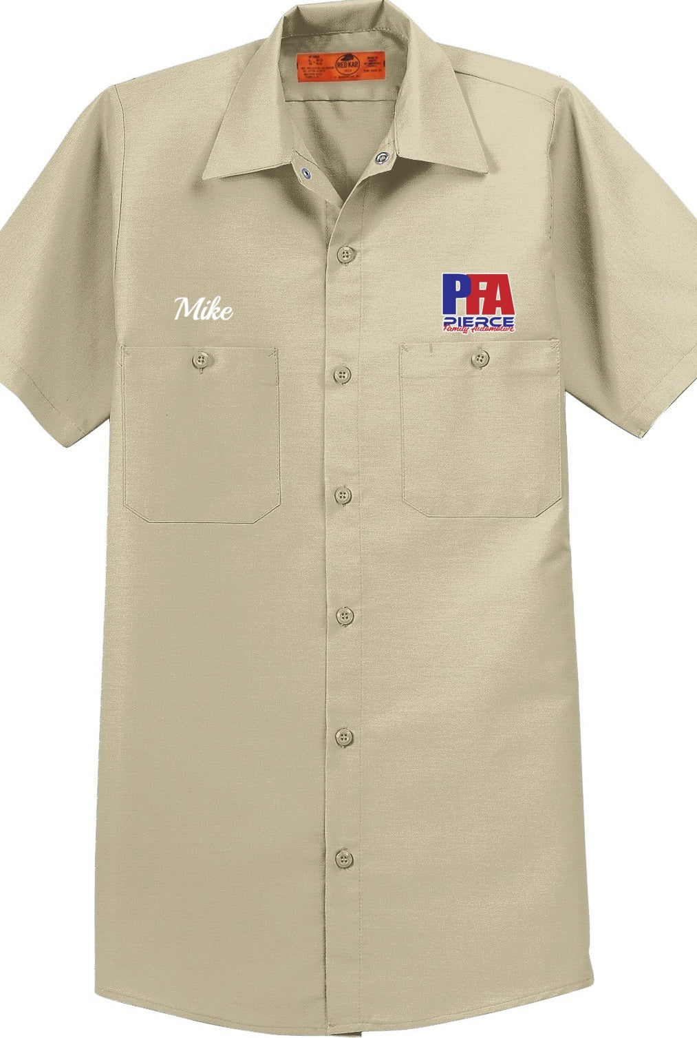 Work Shirt - Short Sleeve Industrial Work Shirt SP24 - Pierce Family Automotive