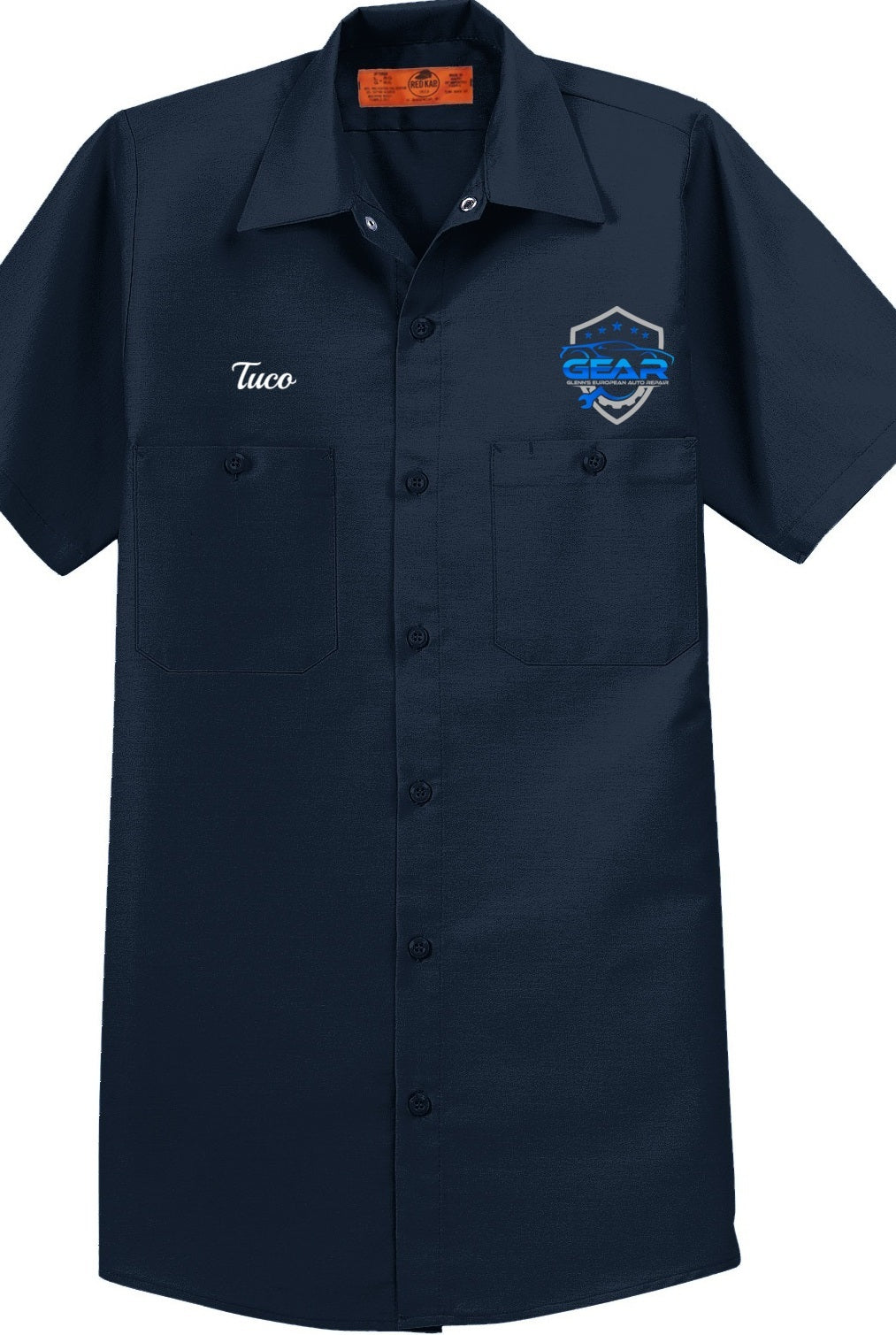 Work Shirt - Short Sleeve Industrial Work Shirt SP24 - Glenns European Auto Repair