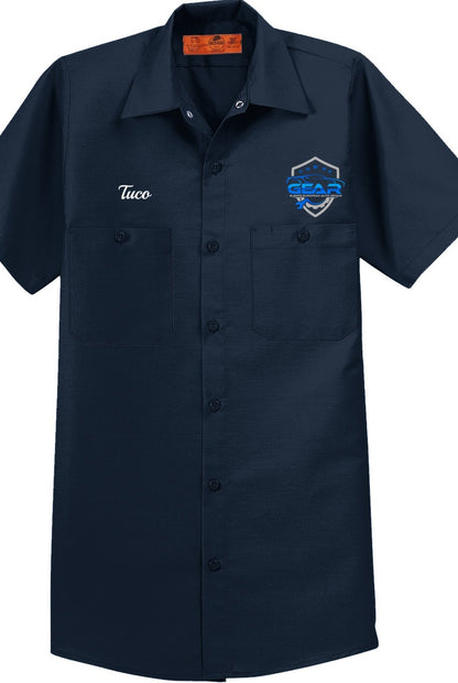 Work Shirt - Short Sleeve Industrial Work Shirt SP24 - Glenns European Auto Repair