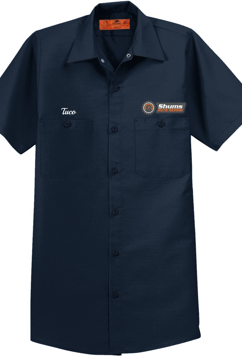Work Shirt - Short Sleeve Industrial Work Shirt SP24 - Shums Auto Repair