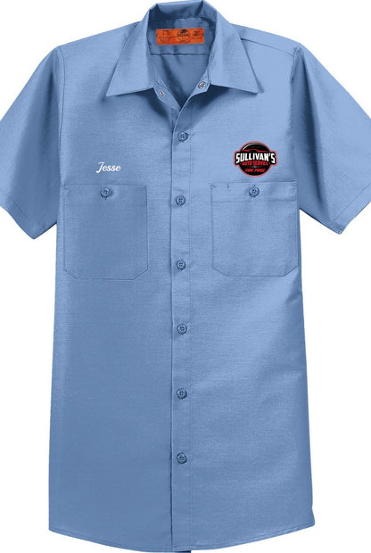 Work Shirt - Short Sleeve Industrial Work Shirt SP24 - Sullivan’s Auto Service and Tire Pros