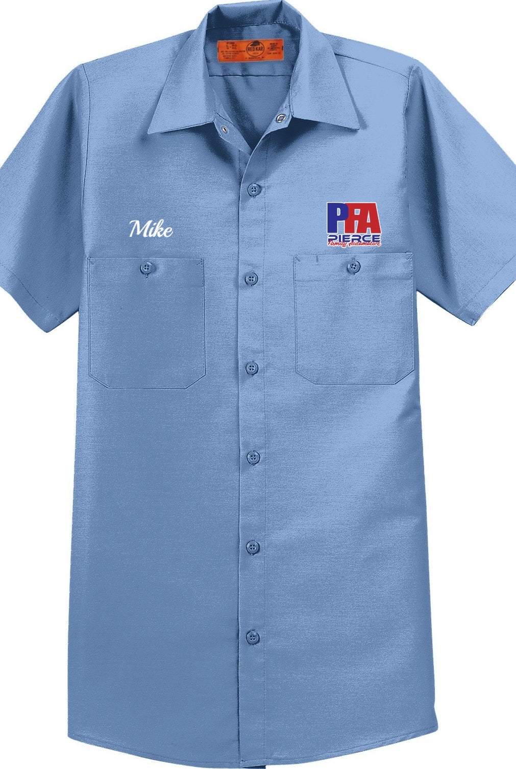 Work Shirt - Short Sleeve Industrial Work Shirt SP24 - Pierce Family Automotive