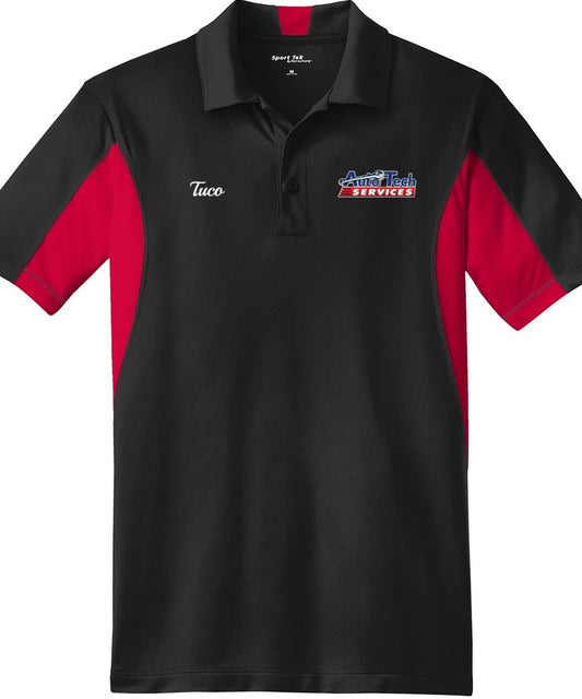 POLO - Mens Side Blocked Micropique Sport-Wick ST655  - Auto Tech Services