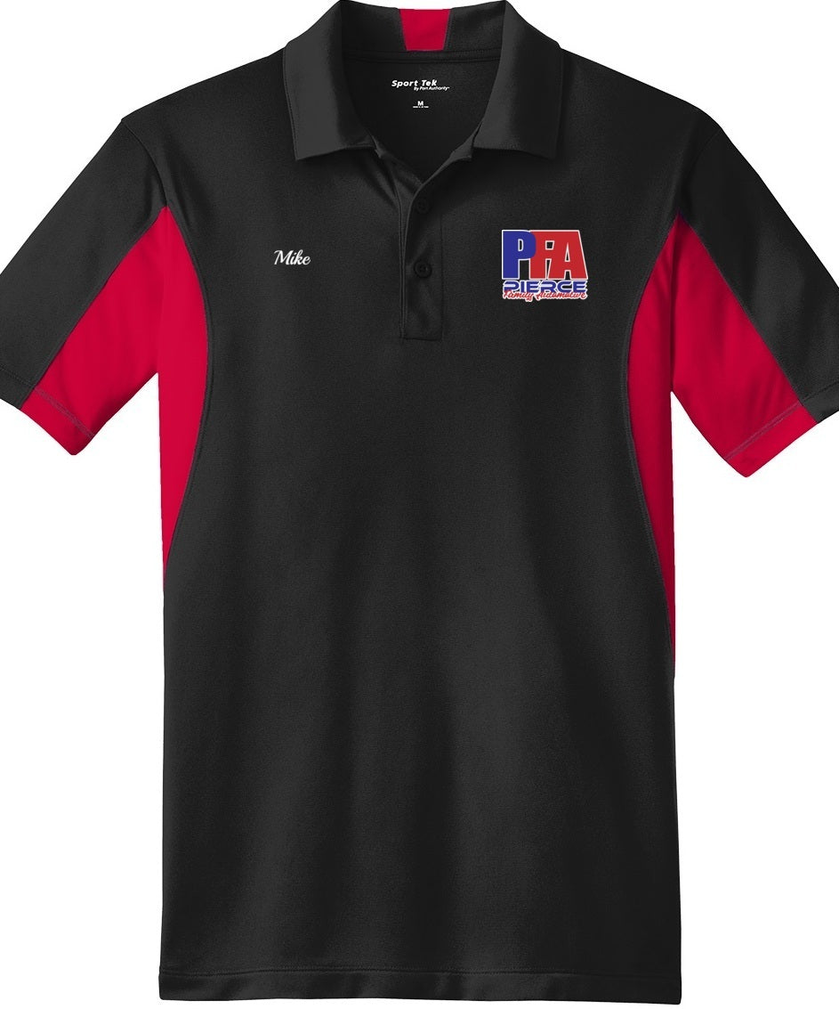 POLO - Tall Mens Side Blocked Micropique Sport-Wick TST655  - Pierce Family Automotive