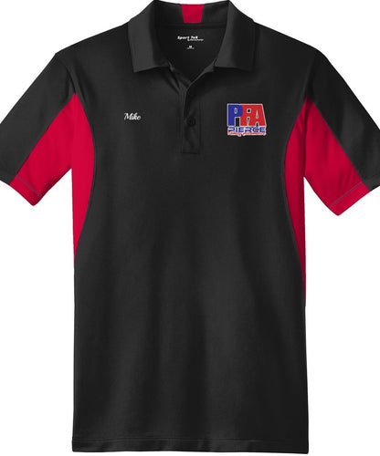 POLO - Tall Mens Side Blocked Micropique Sport-Wick TST655  - Pierce Family Automotive