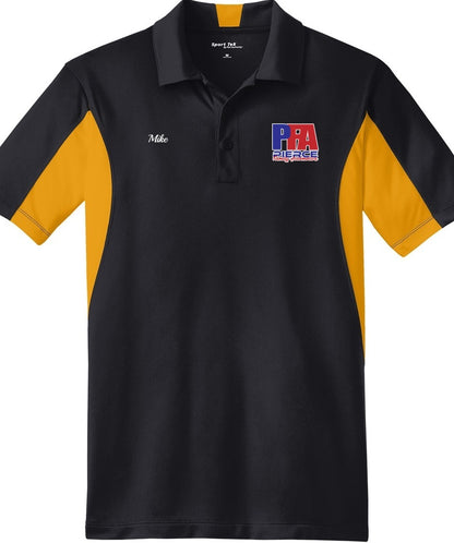 POLO - Tall Mens Side Blocked Micropique Sport-Wick TST655  - Pierce Family Automotive