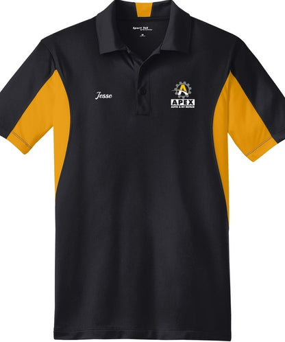 POLO - Mens Side Blocked Micropique Sport-Wick ST655  - Apex Auto and RV Repair