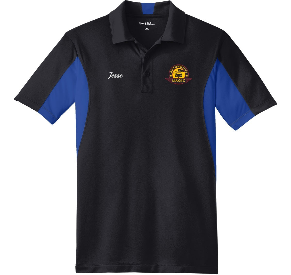 POLO - Mens Side Blocked Micropique Sport-Wick ST655  - Automotive Magic