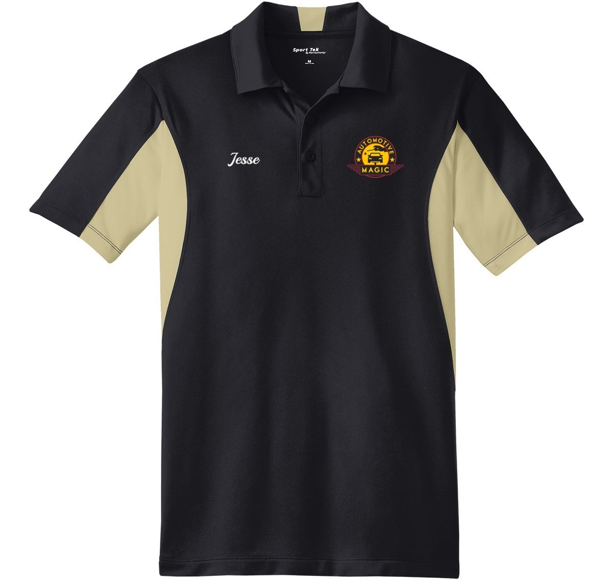 POLO - Mens Side Blocked Micropique Sport-Wick ST655  - Automotive Magic