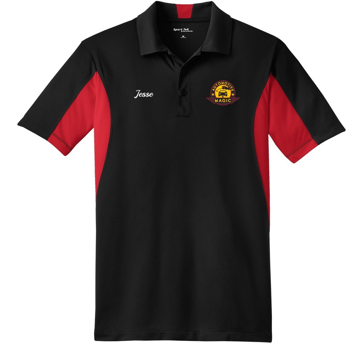 POLO - Mens Side Blocked Micropique Sport-Wick ST655  - Automotive Magic