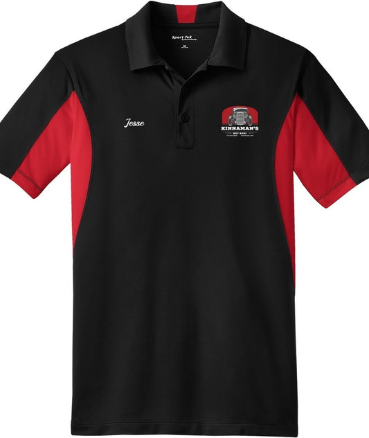 POLO - Mens Side Blocked Micropique Sport-Wick ST655  - Kinnamans Hot Rods