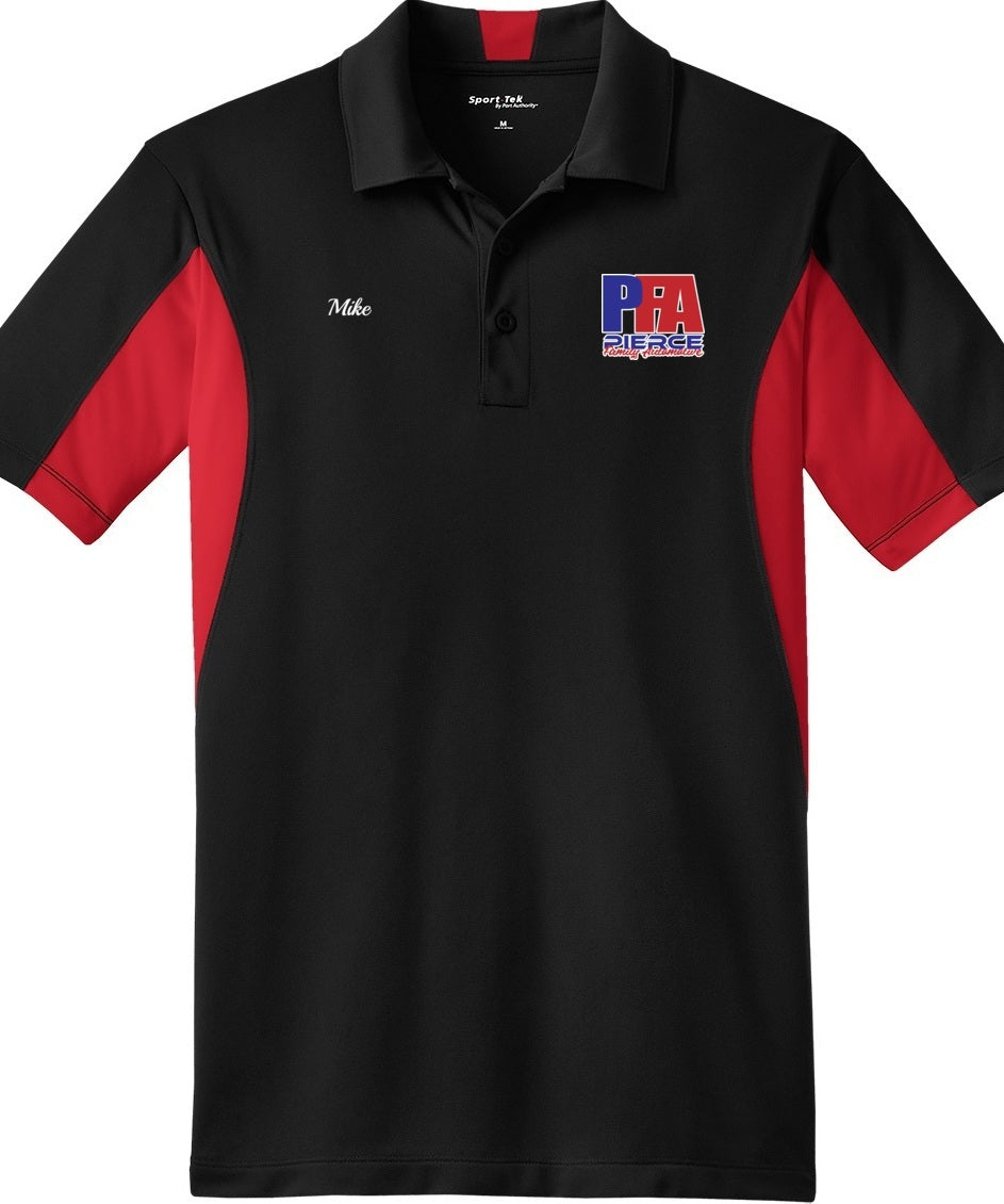 POLO - Tall Mens Side Blocked Micropique Sport-Wick TST655  - Pierce Family Automotive