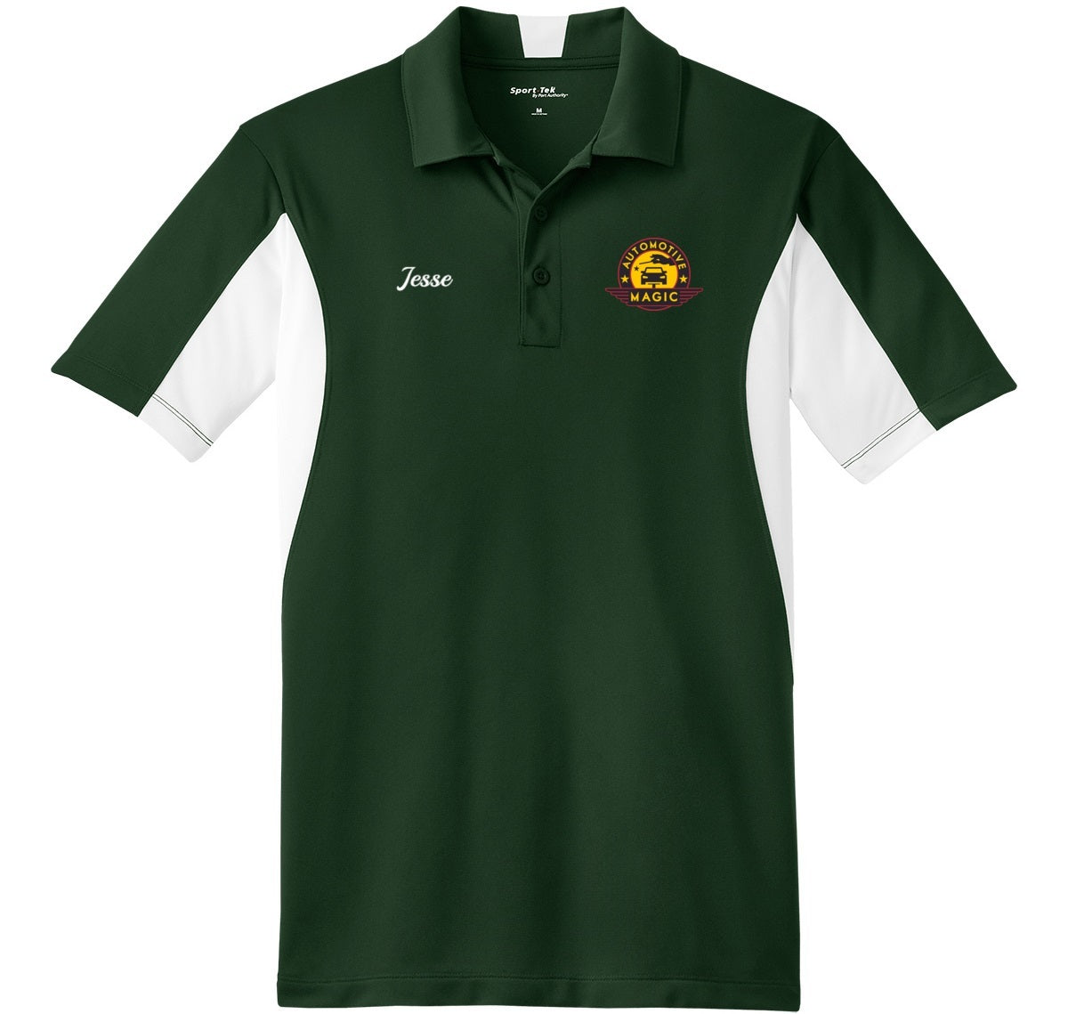 POLO - Mens Side Blocked Micropique Sport-Wick ST655  - Automotive Magic