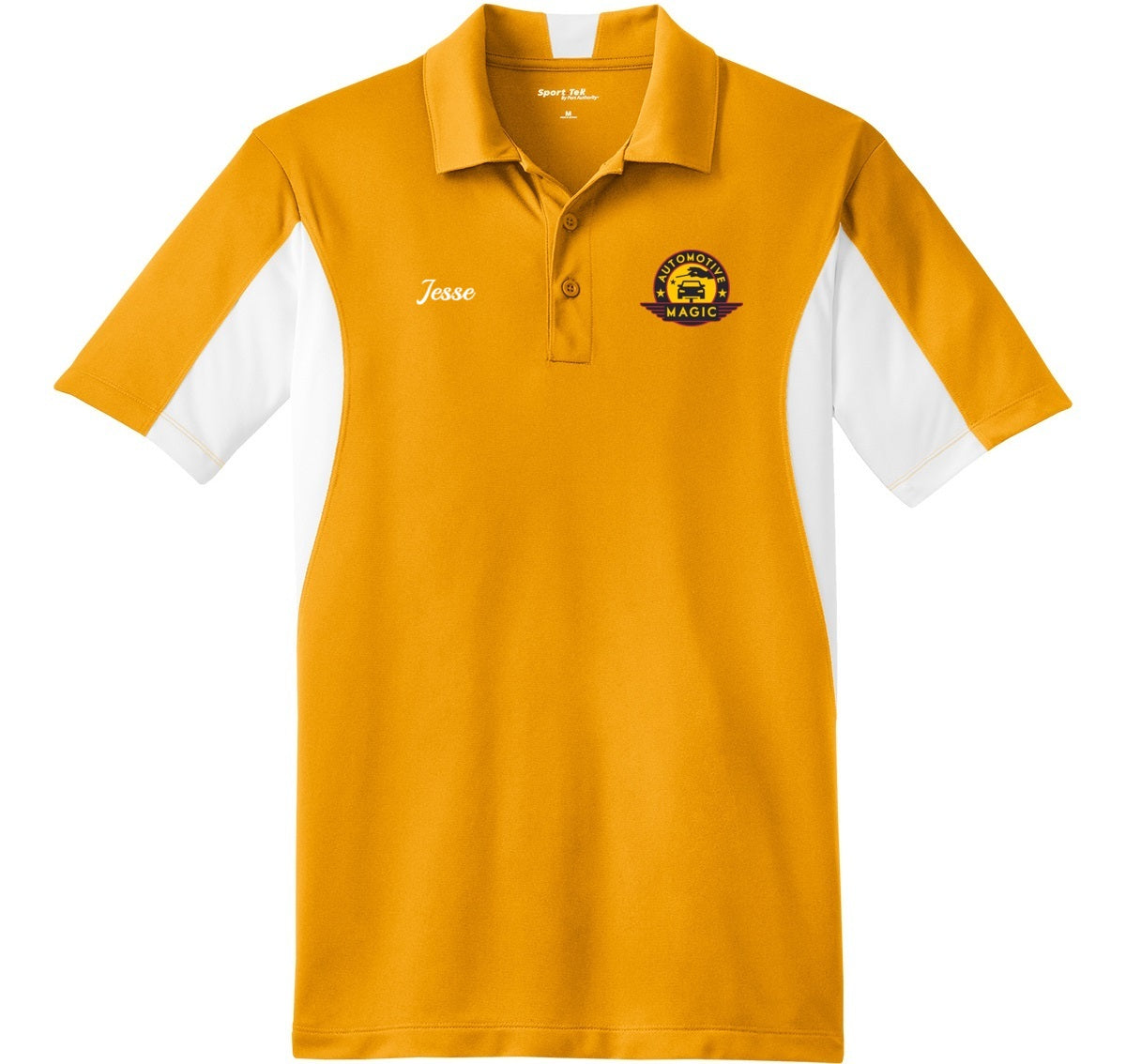 POLO - Mens Side Blocked Micropique Sport-Wick ST655  - Automotive Magic