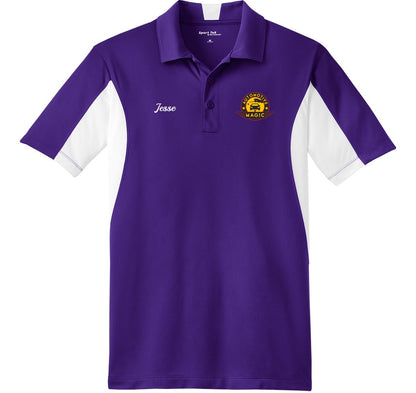 POLO - Mens Side Blocked Micropique Sport-Wick ST655  - Automotive Magic