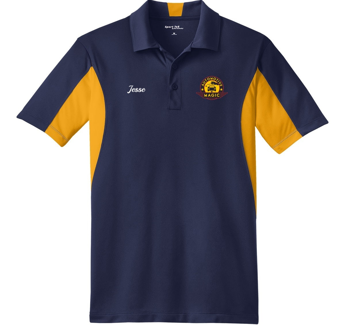 POLO - Mens Side Blocked Micropique Sport-Wick ST655  - Automotive Magic