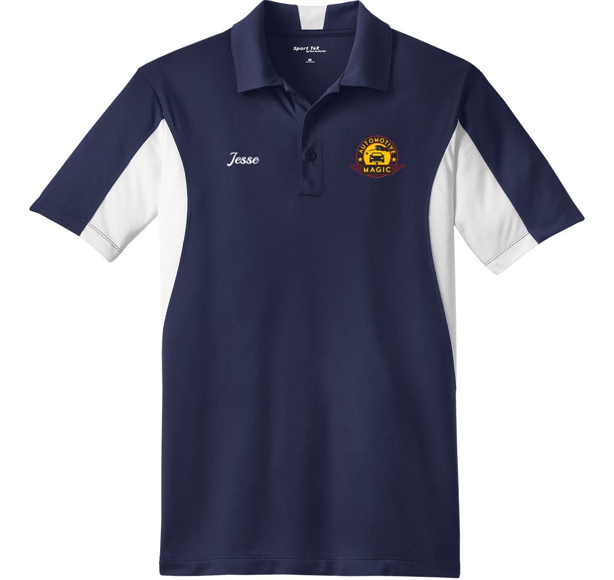 POLO - Mens Side Blocked Micropique Sport-Wick ST655  - Automotive Magic