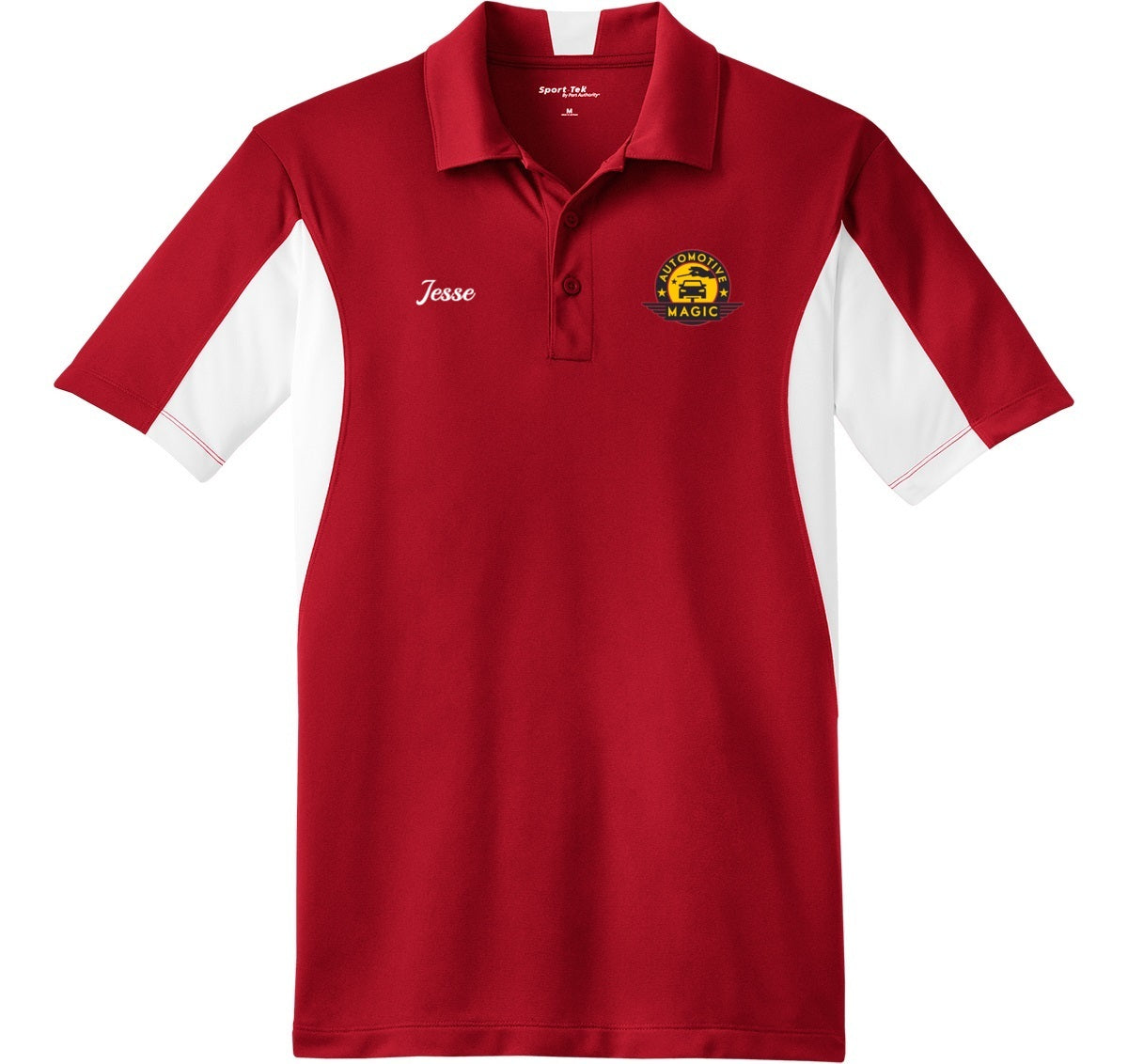 POLO - Mens Side Blocked Micropique Sport-Wick ST655  - Automotive Magic