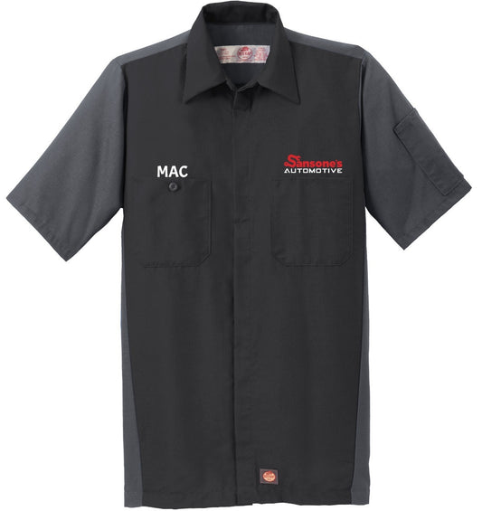 Red Kap Short Sleeve Ripstop Crew Shirt - Sansones Automotive