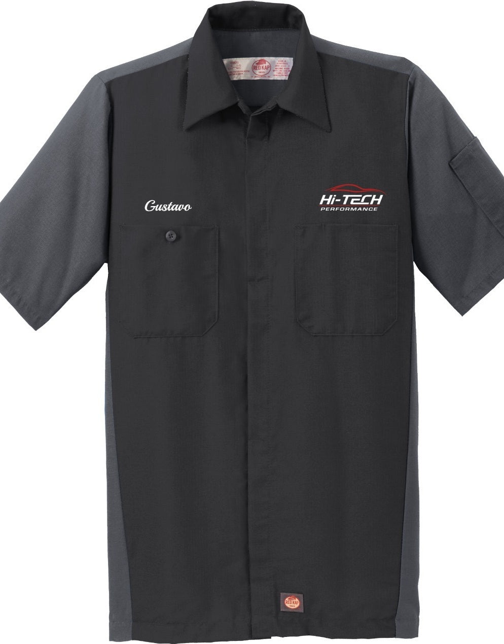 Technician Shirt - Short Sleeve Ripstop Crew Red Kap SY20 - Hi-Tech Performance