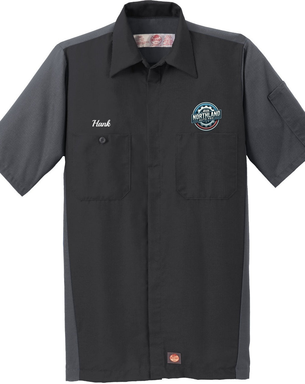 Technician Shirt - Short Sleeve Ripstop Crew Red Kap SY20 - Northland Auto Pro