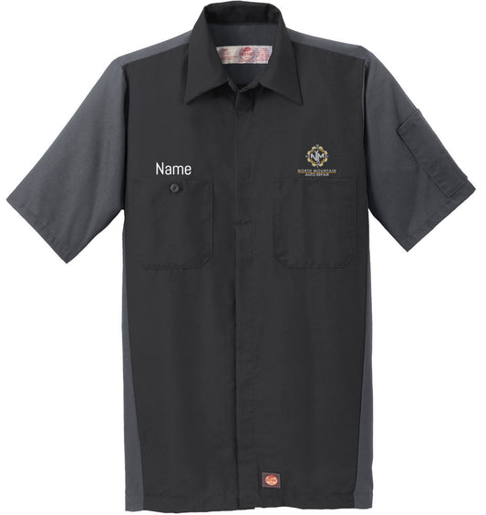 Red Kap Short Sleeve Ripstop Crew Shirt - North Mountain Auto