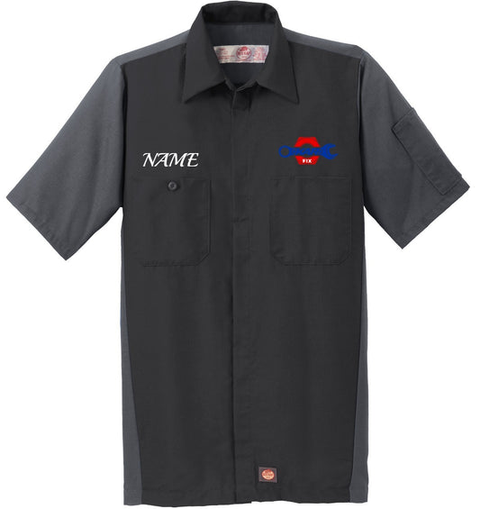 Red Kap Short Sleeve Ripstop Crew Shirt - Kar Fix