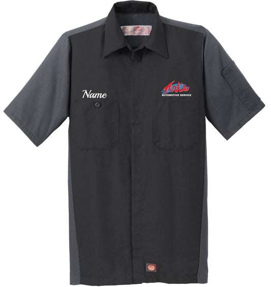 Red Kap Short Sleeve Ripstop Crew Shirt - Arts Automotive