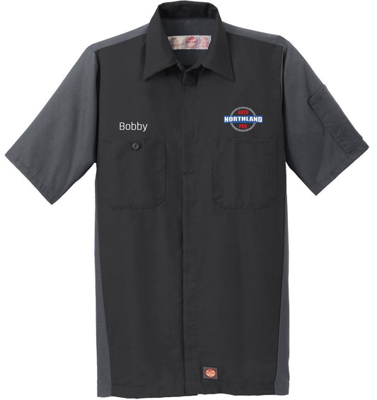 Red Kap Short Sleeve Ripstop Crew Shirt -  Northland Auto Pro