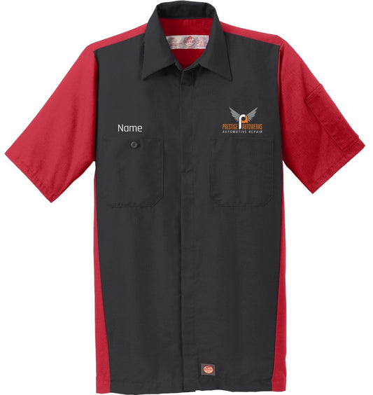 Red Kap Short Sleeve Ripstop Crew Shirt - Prestige Autowerks