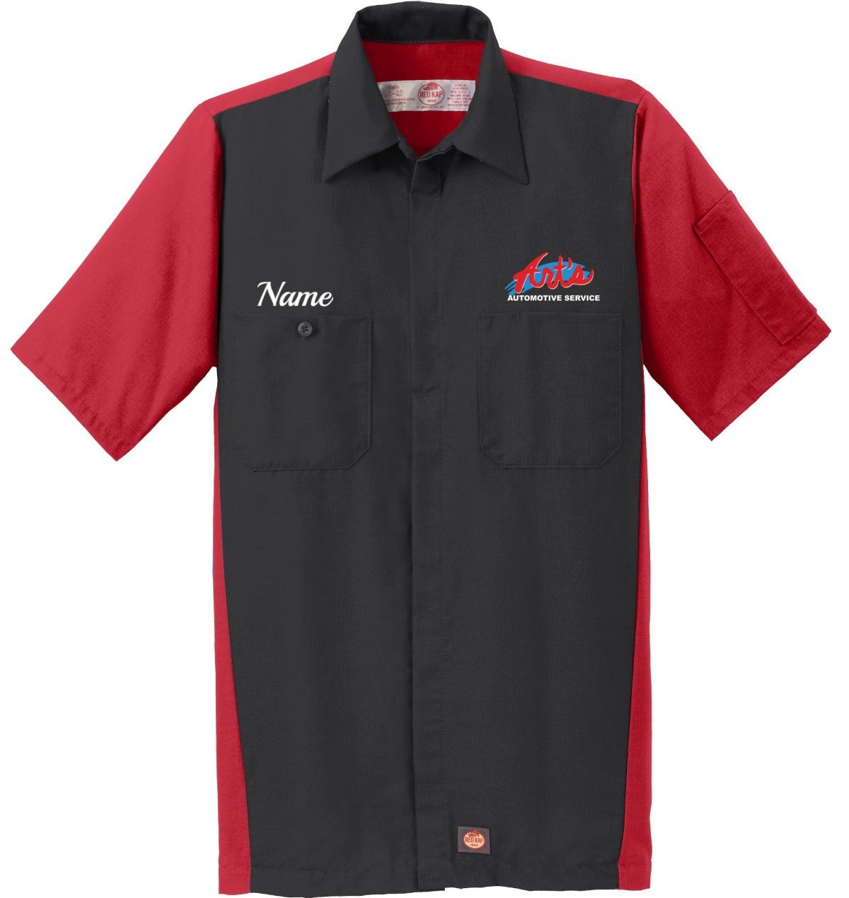 Crew Shirt - Short Sleeve Ripstop Red Kap  SY20 - Arts Automotive