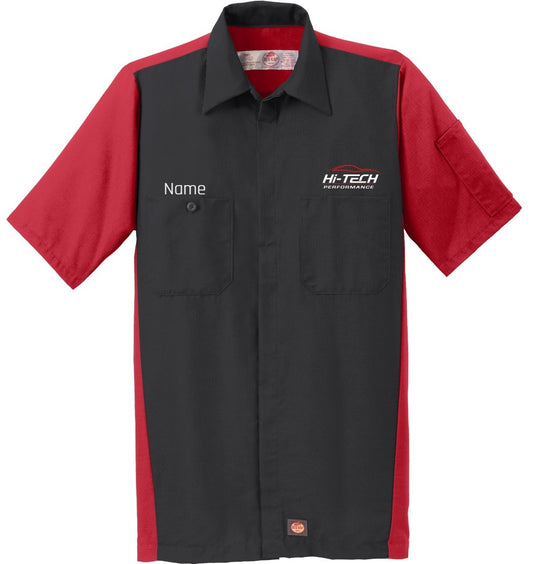 Red Kap Short Sleeve Ripstop Crew Shirt - Hi-Tech Performance