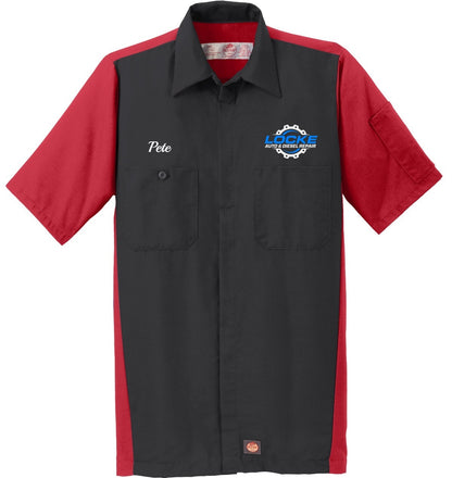 Crew Shirt - Red Kap Short Sleeve Ripstop  SY20 - Locke Auto & Diesel Repair