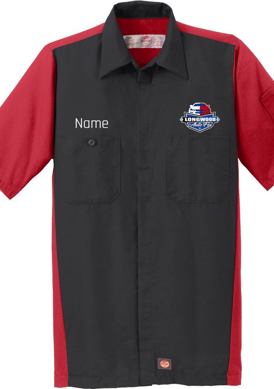 Red Kap Short Sleeve Ripstop Crew Shirt - Longwood Auto Fix