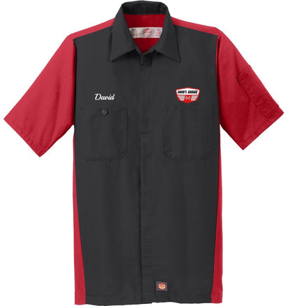 (TP S-3XL) Crew Shirt - Red Kap Short Sleeve Ripstop  SY20 - David's Garage