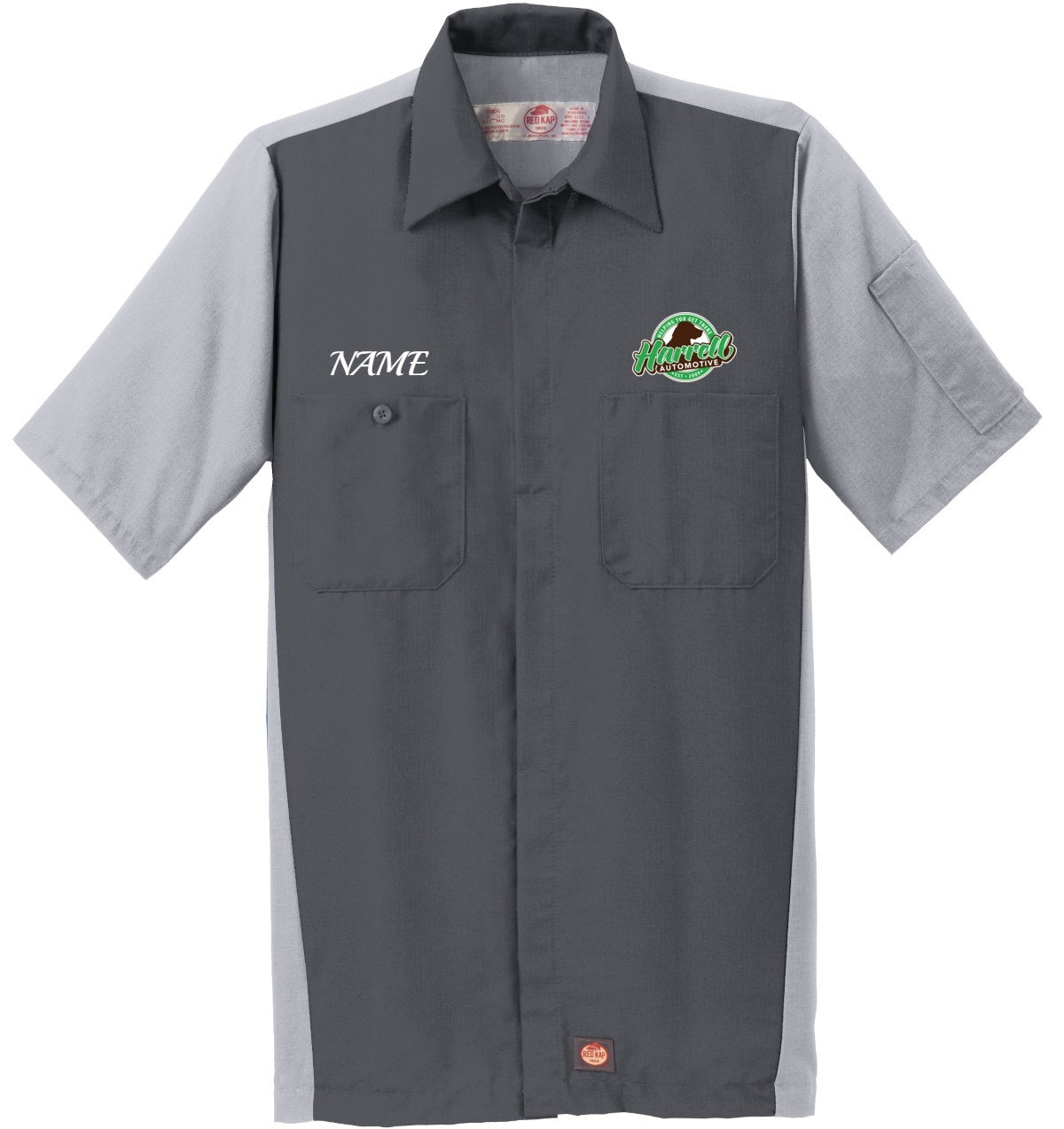 Red Kap Short Sleeve Ripstop Crew Shirt - Harrells Automotive