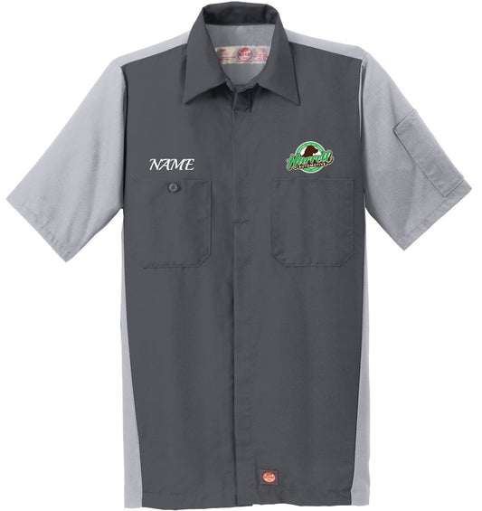 Red Kap Short Sleeve Ripstop Crew Shirt - Harrells Automotive