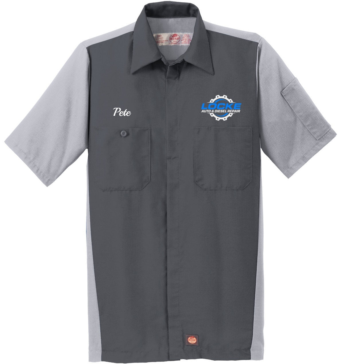 Crew Shirt - Red Kap Short Sleeve Ripstop  SY20 - Locke Auto & Diesel Repair