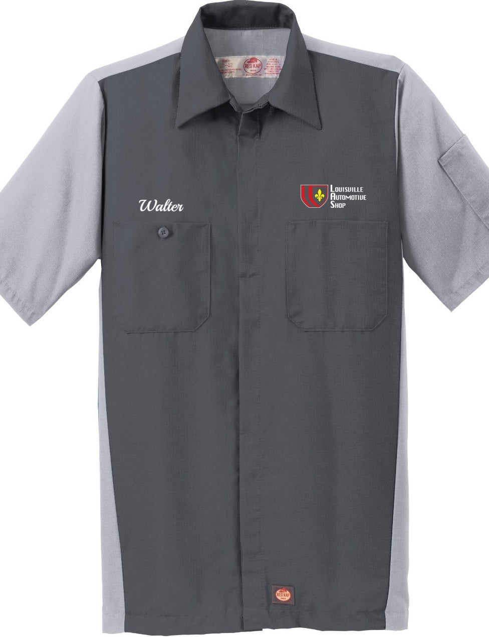 Technician Shirt - Short Sleeve Ripstop Crew Red Kap SY20 - Louisville Automotive Shop