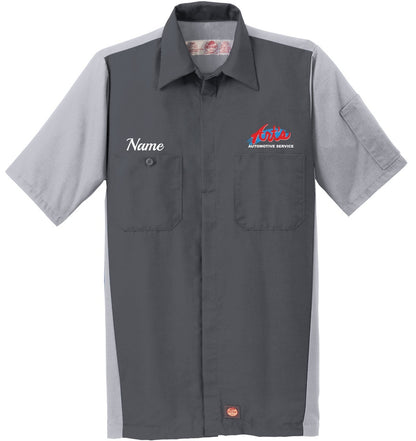 Crew Shirt - Short Sleeve Ripstop Red Kap  SY20 - Arts Automotive