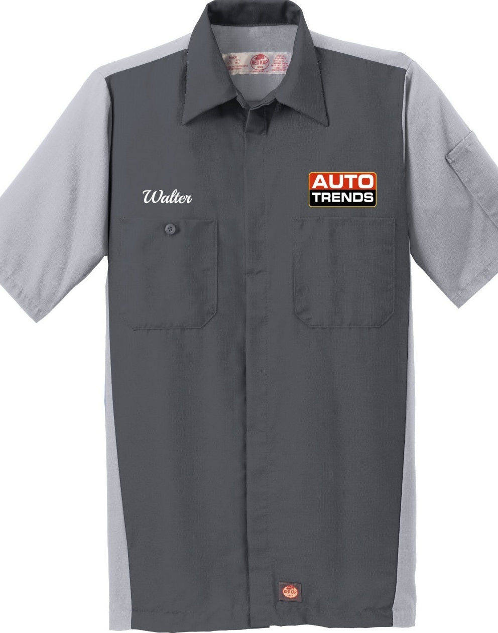 Technician Shirt - Short Sleeve Ripstop Crew Red Kap SY20 - Auto Trends