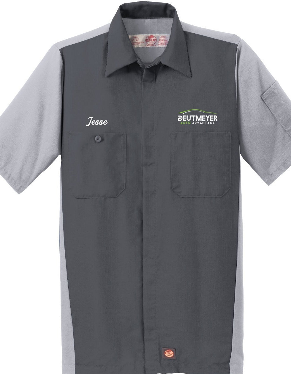 Technician Shirt - Short Sleeve Ripstop Crew Red Kap SY20 - Deutmeyer Auto Advantage