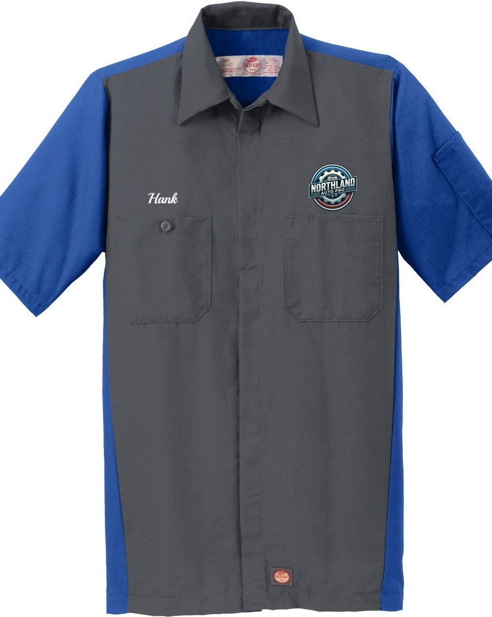 Technician Shirt - Short Sleeve Ripstop Crew Red Kap SY20 - Northland Auto Pro