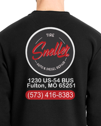 Sneller Tire and Auto - Next Level 9001 Adult Unisex Long-Sleeve Crew with Pocket