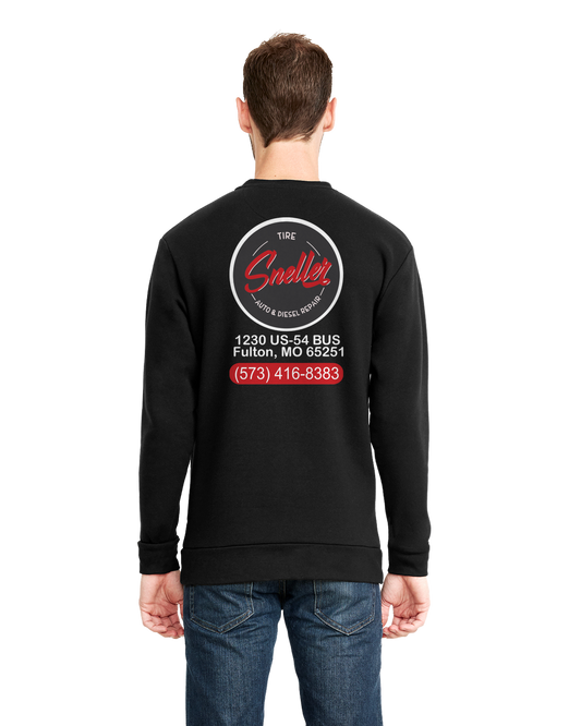 Sneller Tire and Auto - Next Level 9001 Adult Unisex Long-Sleeve Crew with Pocket