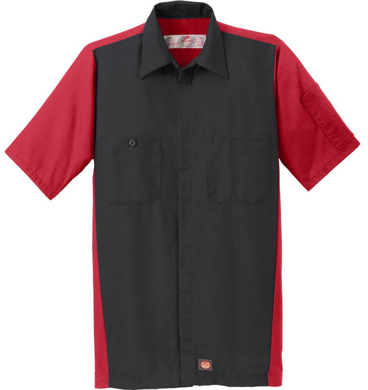 Red Kap Short Sleeve Ripstop Crew Shirt - Car Doctors